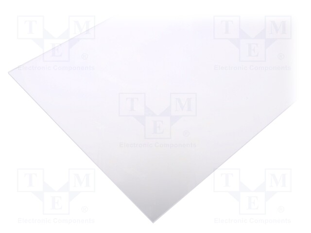 Sheet; Dim: 500x500mm; D: 2mm; transparent; Series: AKRYLON XT