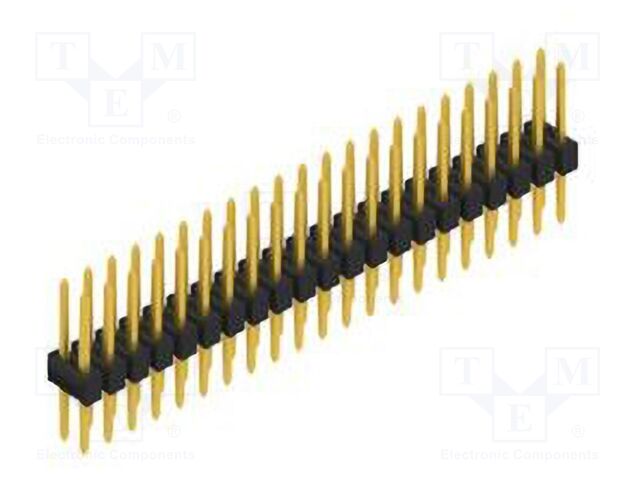 Connector: pin strips; pin header; male; PIN: 42; 2.54mm; THT; 2x21