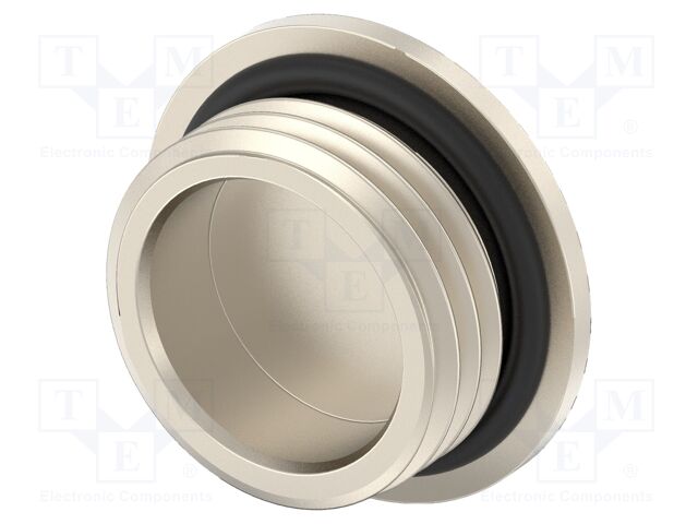 Stopper; brass; IP68; Entrelec; Gland: PG9; 8mm; Thread: PG