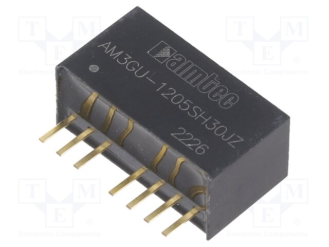 Converter: DC/DC; 3W; Uin: 4.5÷36V; Uout: 5VDC; Iout: 600mA; SIP8