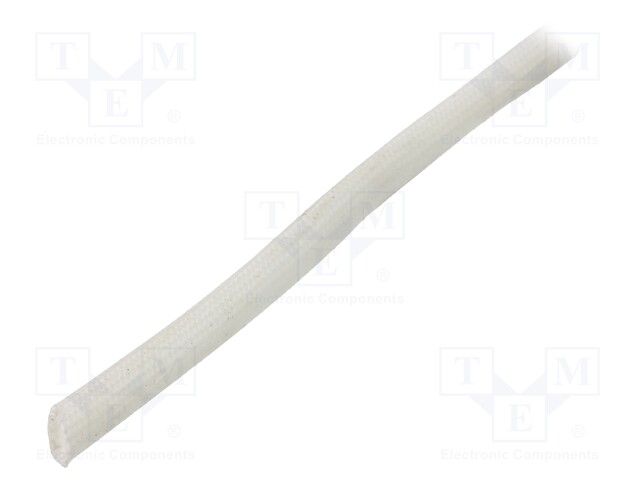 Insulating tube; Mat: glass fibre coated  with silicone rubber