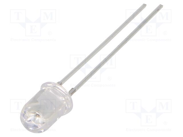 IR transmitter; 5mm; 800÷810nm; transparent; 30÷40mW; 30°; THT