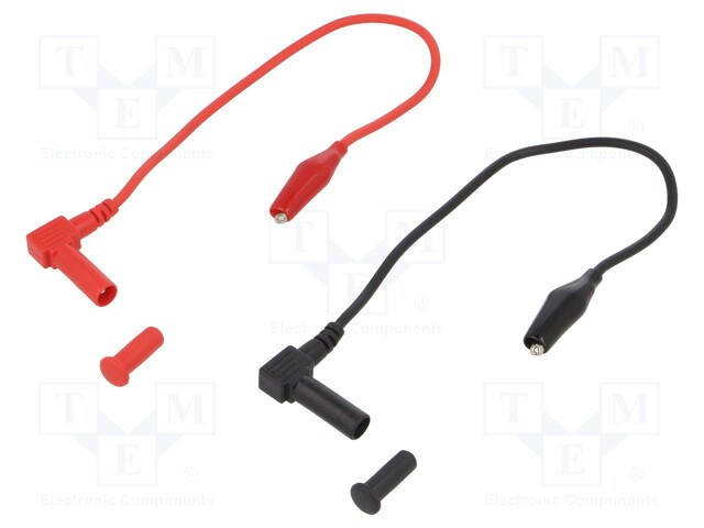 Test lead; 0.25m; 10A; test leads ( 2pcs.); 250V