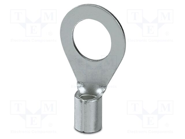 Non-insulated; Body: silver; Tip: ring