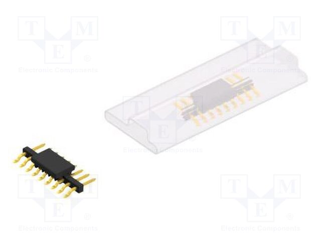 Connector: pin strips; pin header; male; PIN: 9; 2mm; SMT; 1x9; 100V