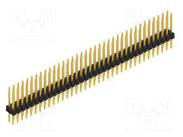 Connector: pin strips; pin header; male; PIN: 72; 2.54mm; THT; 2x36
