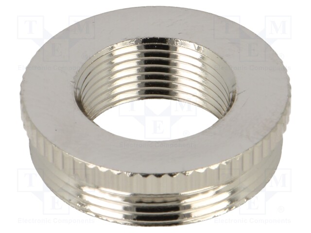 Reduction of threads for glands; Int.thread: PG16; brass