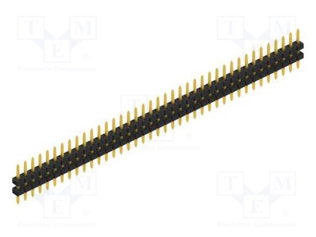 Connector: pin strips; pin header; male; PIN: 39; 2mm; THT; 1x39