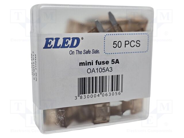 Fuse: fuse; 5A; 32VDC; automotive; 11.1mm