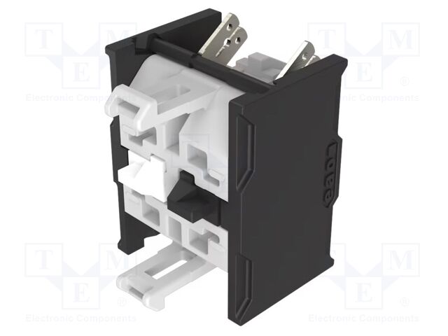 Contact block; 22mm; OptoHiT; front fixing; plug-in terminals