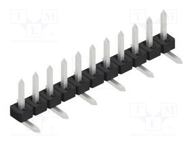 Connector: pin strips; pin header; male; PIN: 11; 2mm; SMT; 1x11