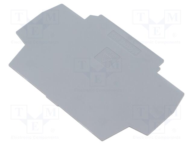 Accessories: end and intermediate plate