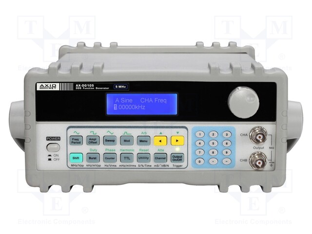 Generator: function; LCD; Channels: 2; 1024pts; Vert.resol: 8bit