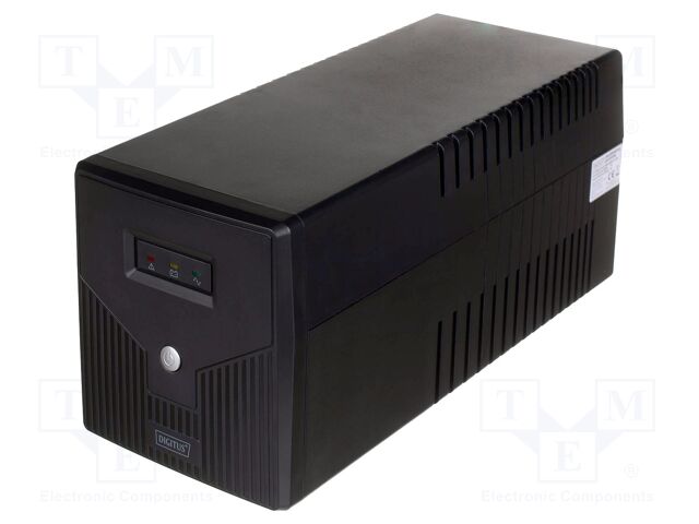 Power supply: UPS; 600W; 1000VA; 230VAC; 162x150x338mm; 7Ah; 50Hz