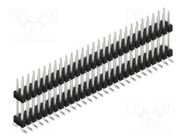 Connector: pin strips; pin header; male; PIN: 56; 2.54mm; SMT; 2x28