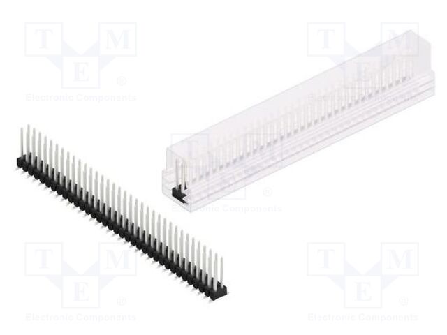 Connector: pin strips; pin header; male; PIN: 70; 2.54mm; SMT; 2x35