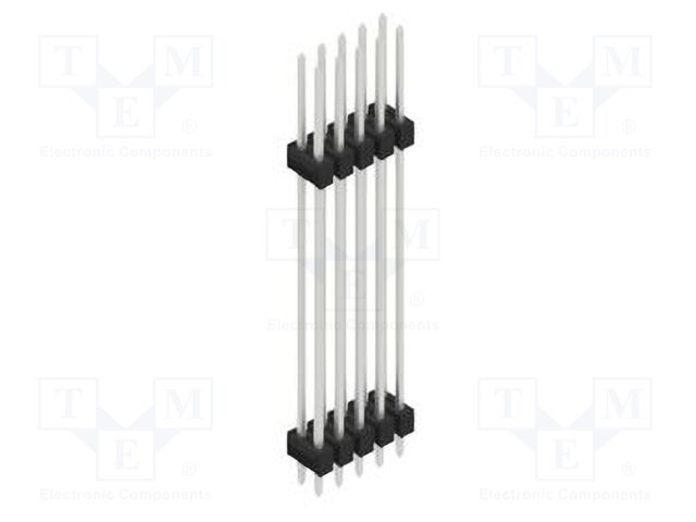 Connector: pin strips; pin header; male; PIN: 10; 2.54mm; THT; 2x5