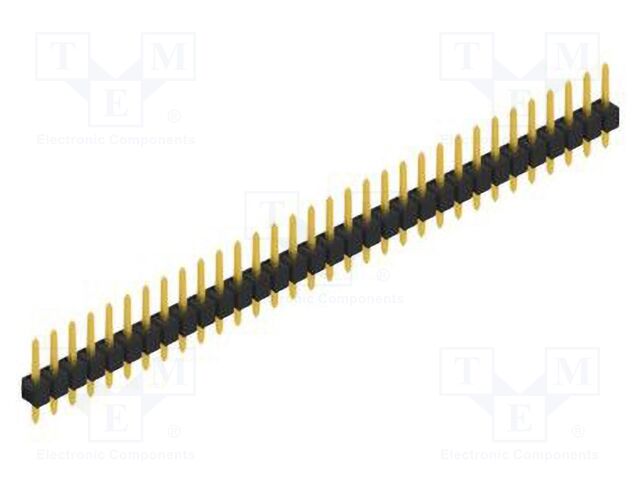 Connector: pin strips; pin header; male; PIN: 32; 2.54mm; THT; 1x32