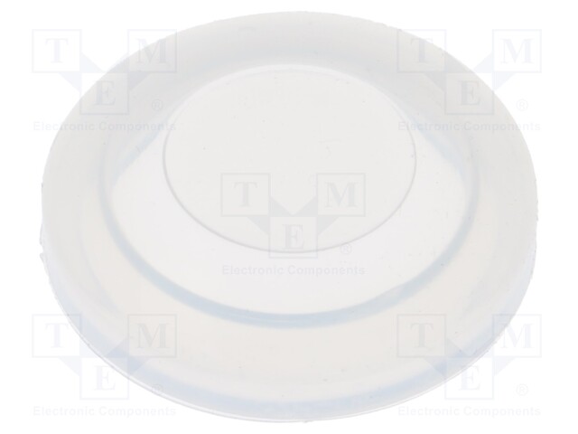 Cover; IP68; transparent; Ø24.1x6.2mm