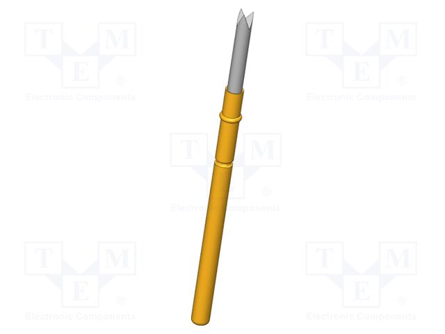 Test needle; Operational spring compression: 4mm; 5A; Ø: 1.3mm