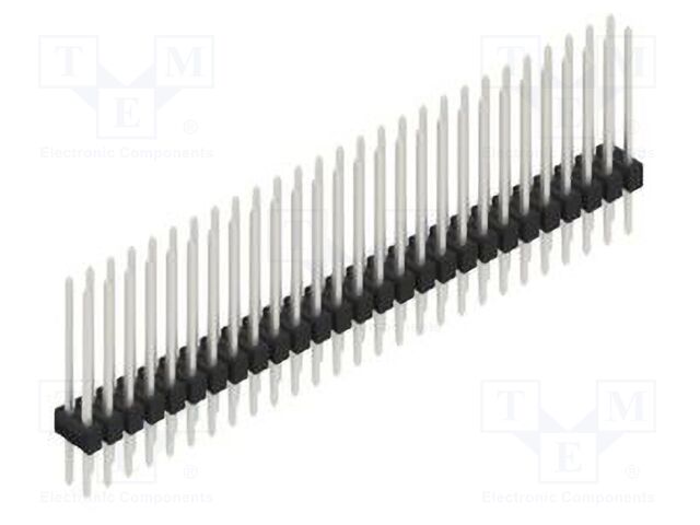 Connector: pin strips; pin header; male; PIN: 54; 2.54mm; THT; 2x27