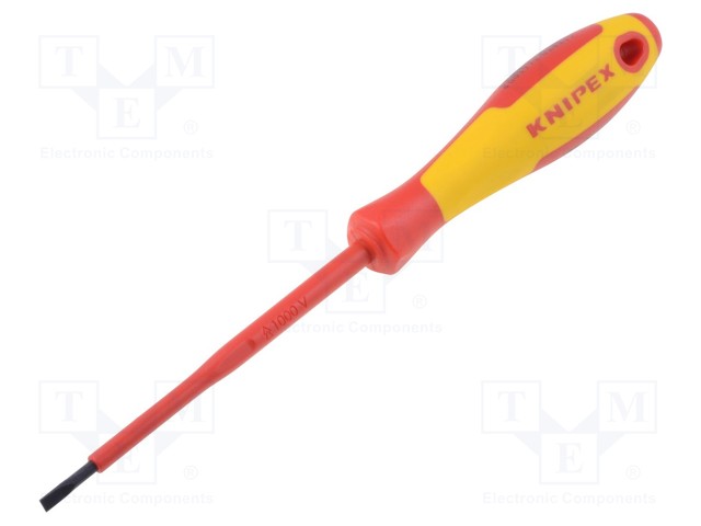 Screwdriver; insulated; slot; 3,5x0,6mm; Blade length: 100mm