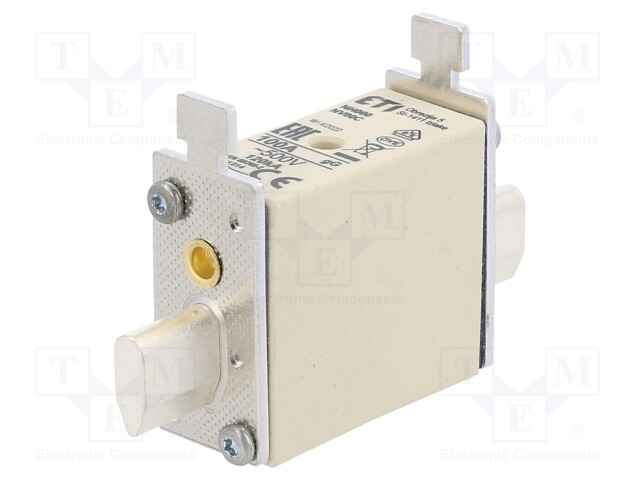 Fuse: fuse; gG; 100A; 500VAC; ceramic,industrial; NH000; WT-NH