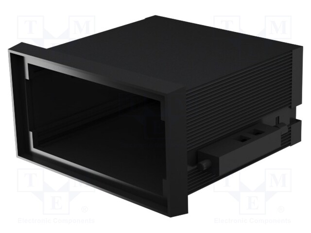 Enclosure: panel; X: 96mm; Y: 48mm; Z: 75mm; ABS + PC,PPO; black