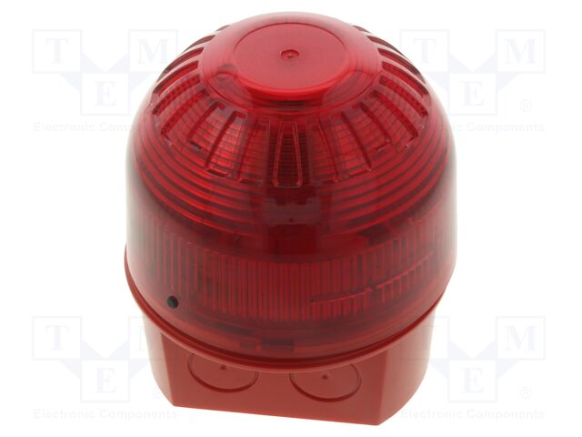 Signaller: lighting; flashing light; red; Sonos; 10÷60VDC; IP65