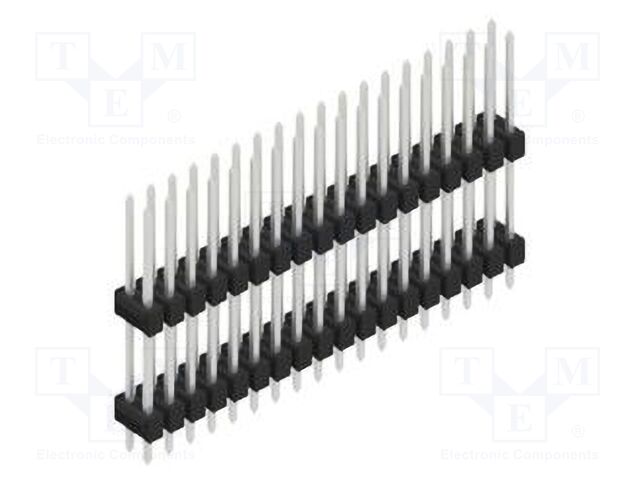 Connector: pin strips; pin header; male; PIN: 36; 2.54mm; THT; 2x18