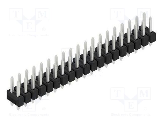 Connector: pin strips; pin header; male; PIN: 38; 2.54mm; THT; 2x19