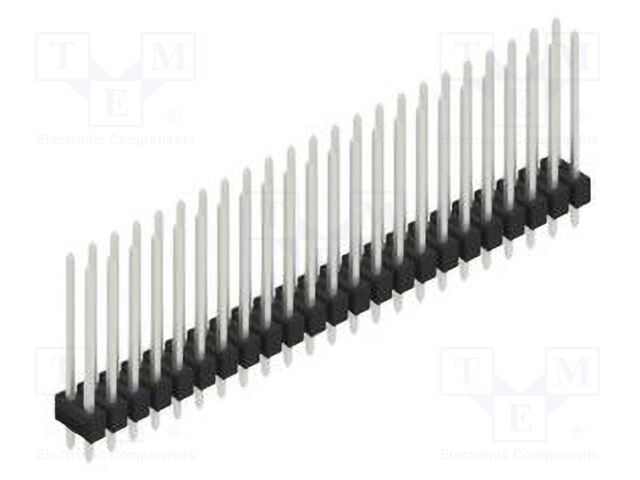 Connector: pin strips; pin header; male; PIN: 46; 2.54mm; THT; 2x23