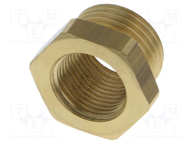 Brass; Mount.elem: thread adapter; Int.thread: G 3/8"