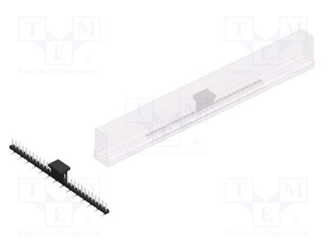 Connector: pin strips; pin header; male; PIN: 28; 2mm; SMT; 1x28