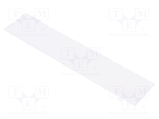 Front panel; without frame,with holder; transparent