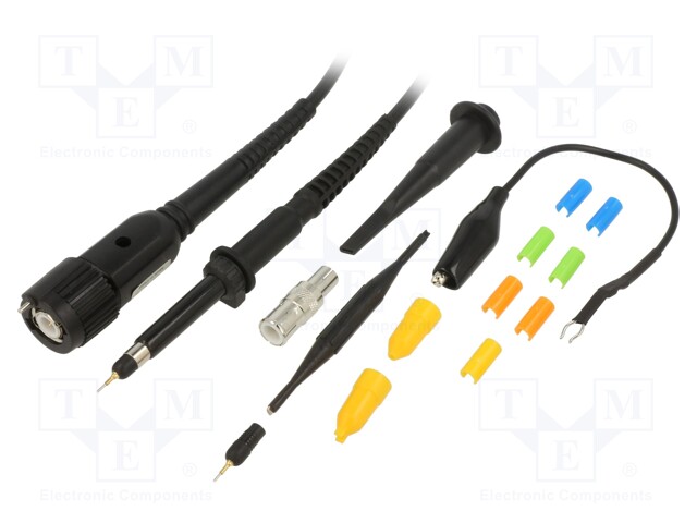 Probe: for oscilloscope; passive; 500MHz; 10: 1; 300V; BNC plug