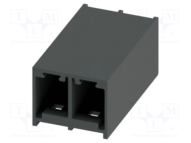 PCB headers, nominal cross section: 6 mm?, color: black, nom
