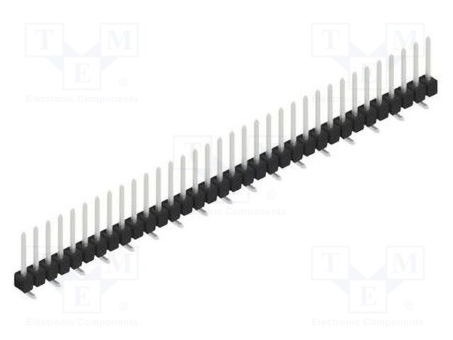 Connector: pin strips; pin header; male; PIN: 34; 2.54mm; SMT; 1x34