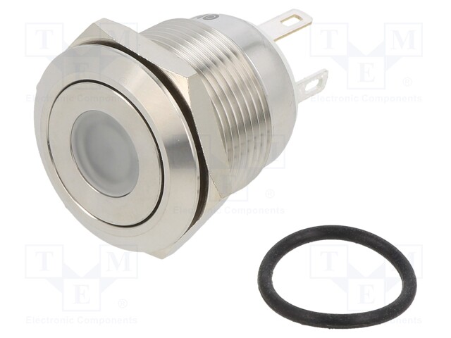 Switch: vandal resistant; Pos: 2; SPST-NO; 0.5A/220VAC; 2A/36VDC