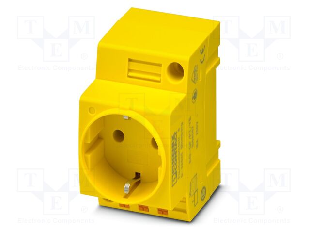 Connector: AC supply; socket; female; 16A; PIN: 3; push-in; 250VAC