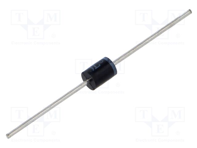 Diode: rectifying; THT; 2kV; 5A; Ammo Pack; Ifsm: 180A; Ø5,4x7,5mm