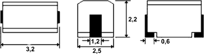Inductor: wire; SMD; 1210; 27uH; 80mA; 5O; Q:30; ftest:2.52MHz