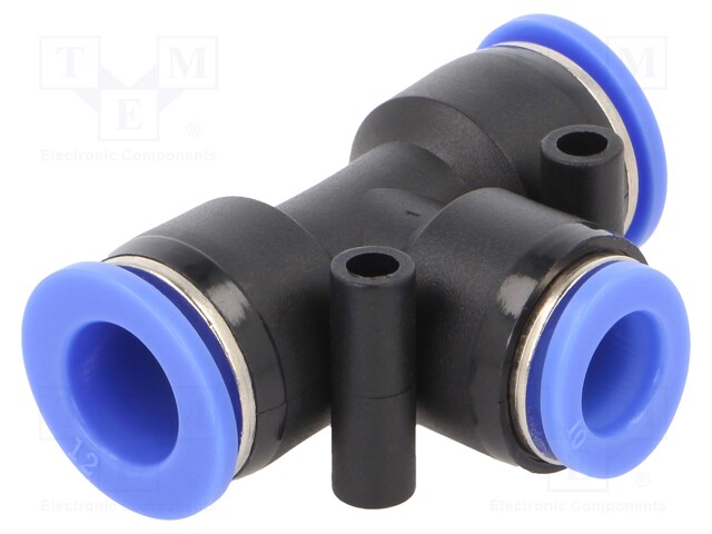 Push-in fitting; reductive,T-tap splitter; -0.95÷15bar; PBT