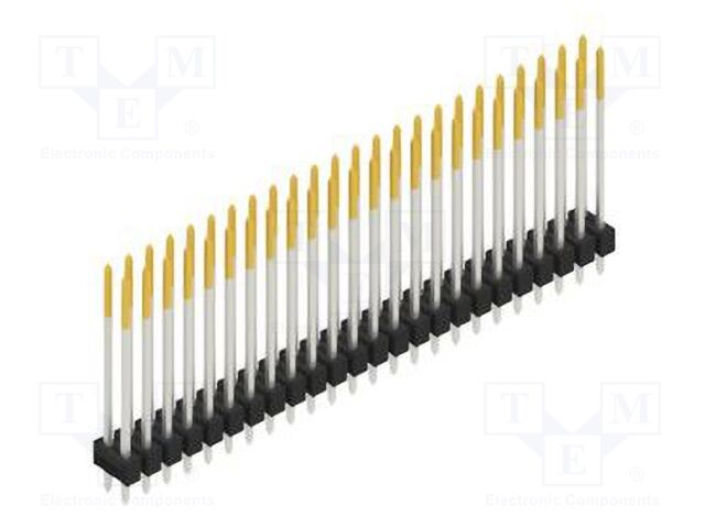 Connector: pin strips; pin header; male; PIN: 48; 2.54mm; THT; 2x24
