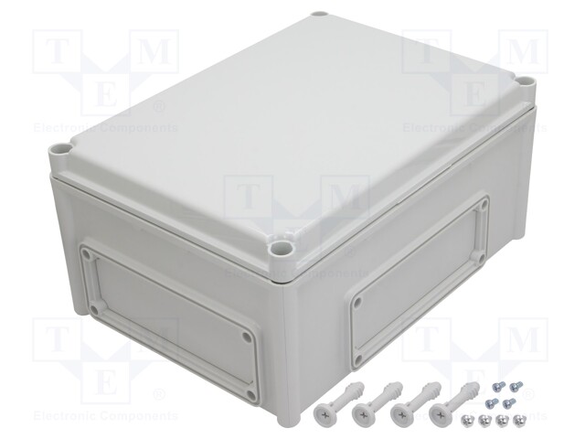 Enclosure: wall mounting; X: 280mm; Y: 380mm; Z: 180mm; EK; grey; IK08