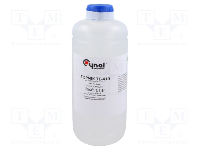 Flux: rosin based; halide-free,No Clean; liquid; 1l