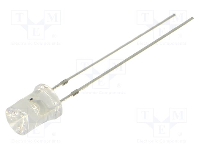 LED; red; 5mm; 330mcd; 120°; Front: recessed; 5VDC; No.of term: 2