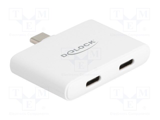 Adapter; High Speed + Ethernet; USB C socket x2,USB C plug