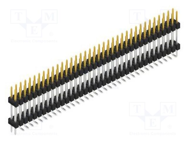 Connector: pin strips; pin header; male; PIN: 72; 2.54mm; SMT; 2x36