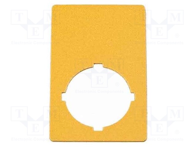 Description label; 22mm; RMQ-Titan; Colour: yellow